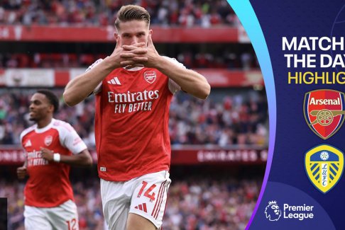 英超聯賽阿森納5-0利茲聯