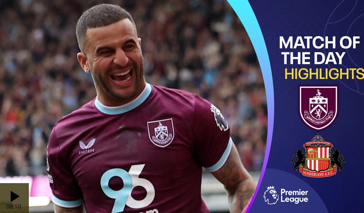 隊長卡倫攻入伯恩利重返英超聯(lián)賽的首粒進球,幫助球隊擊敗桑德蘭