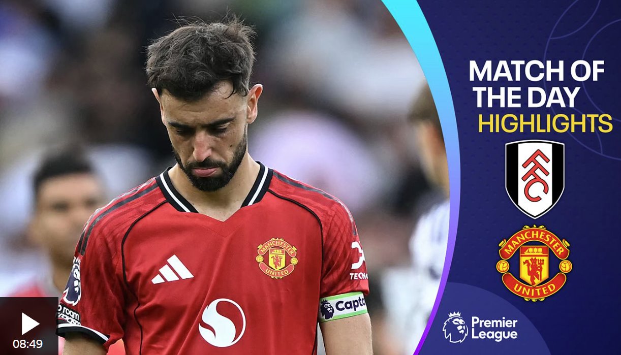 費爾南德斯罰失點球，曼聯客場戰平富勒姆