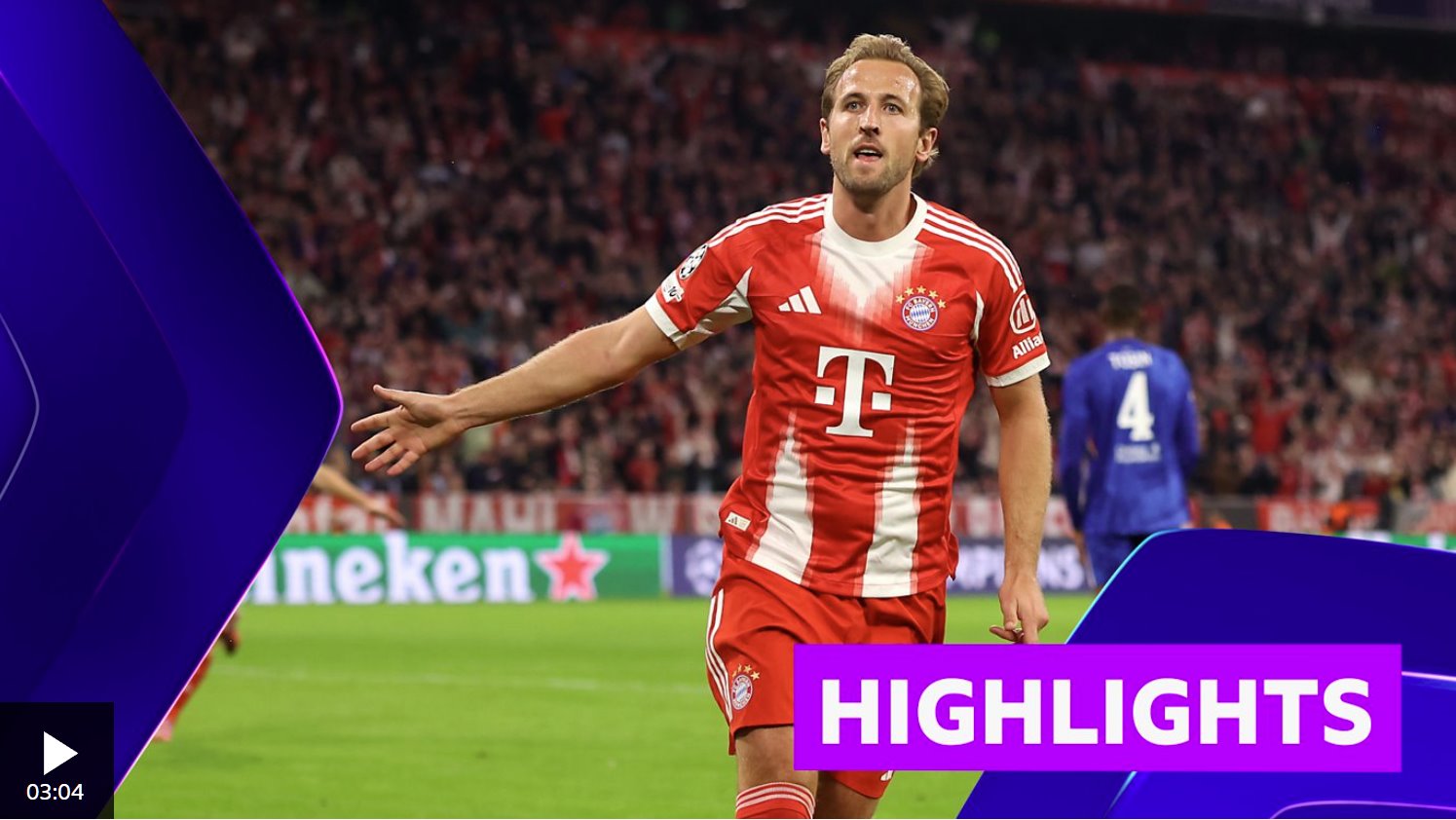 凱恩梅開二度，拜仁戰勝切爾西