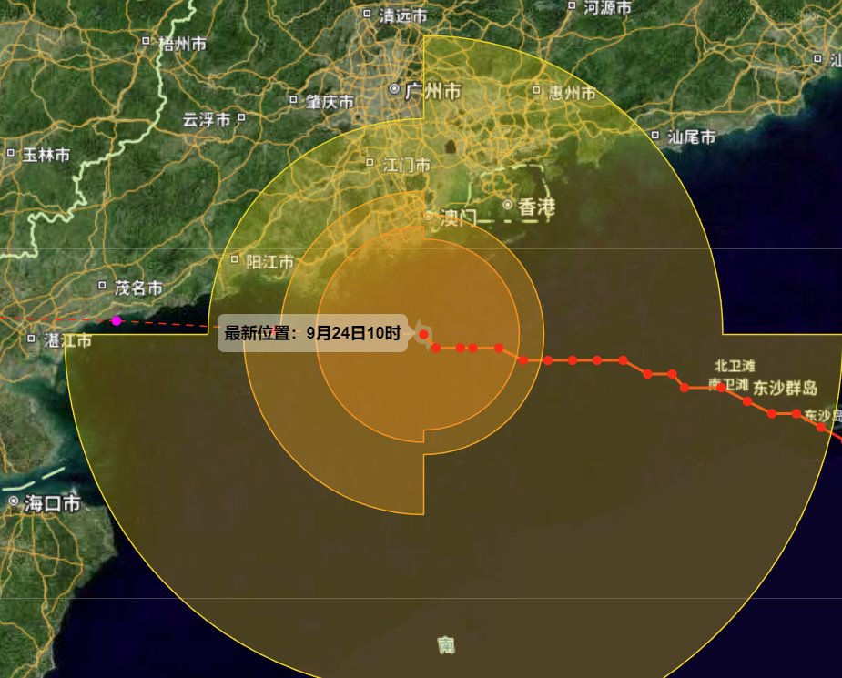 樺加沙臺風預計今天登陸廣東 陣風可達17級