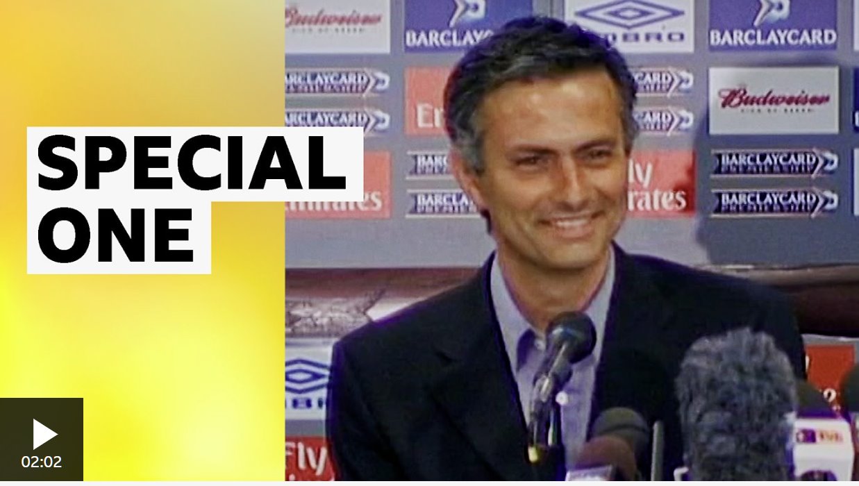 重溫穆里尼奧的第一次切爾西新聞發布會