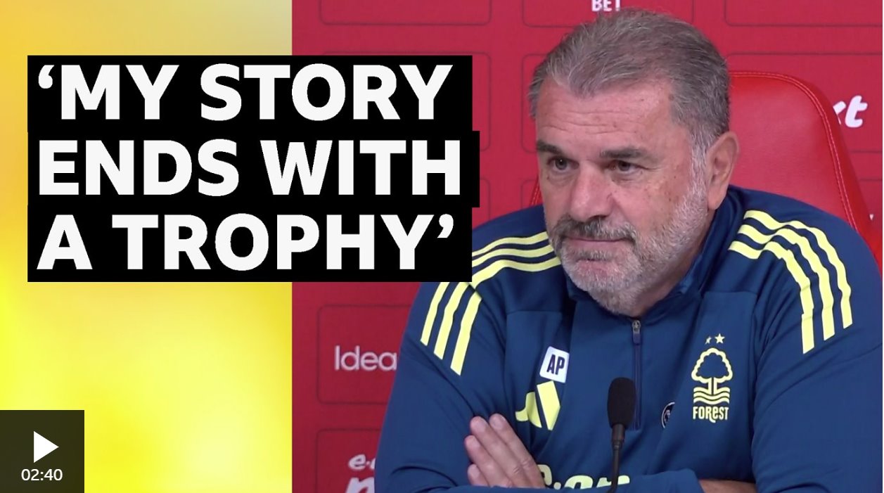 &ldquo;如果你給我時間，故事總會以我和一座獎杯結束&rdquo;&mdash;&mdash;諾丁漢森林隊主教練安格&middot;波斯特科格魯