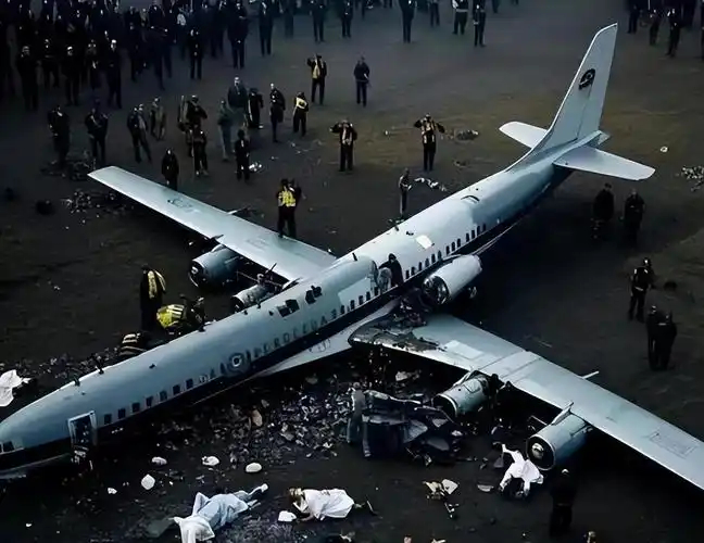 美國一飛機墜毀 附近大樓被撞