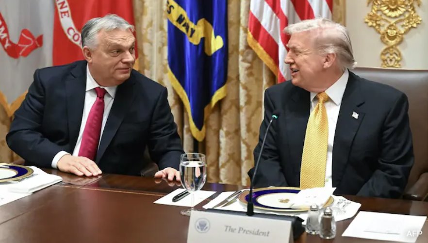 美國總統唐納德·特朗普和匈牙利總理維克托·歐爾班周五在白宮舉行會晤