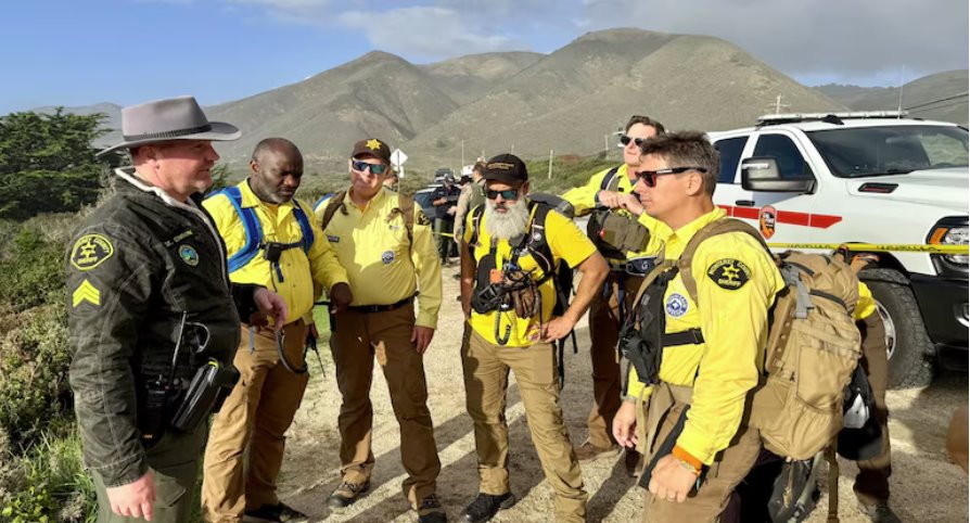 加利福尼亞州蒙特雷縣1號公路沿線的加拉帕塔州立海灘