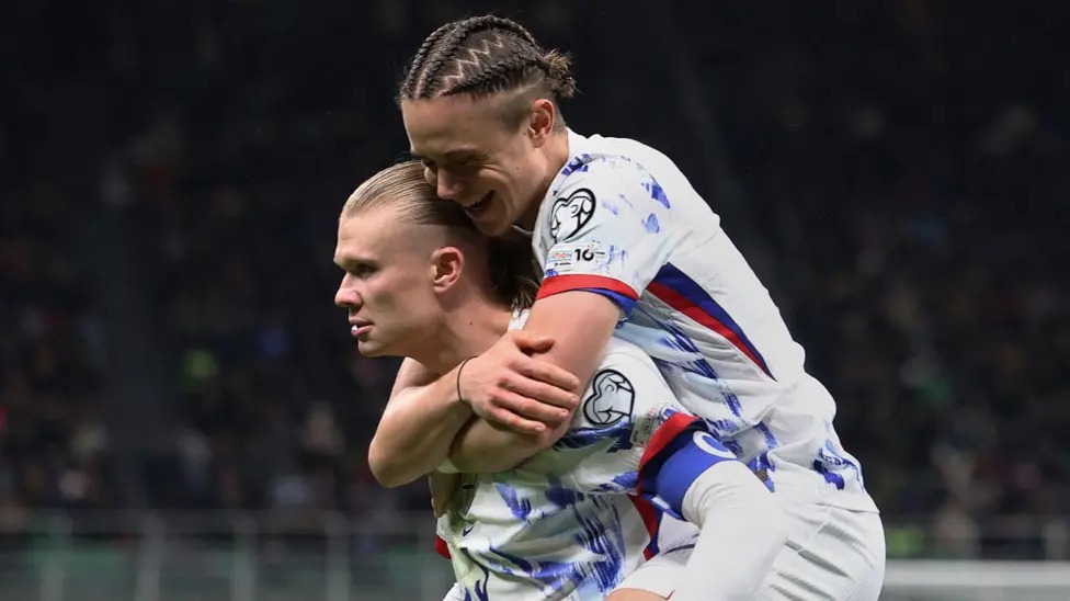 埃爾林·哈蘭德追平了羅伯特·萊萬多夫斯基在單屆世界杯歐洲區預選賽中攻入16球的紀錄