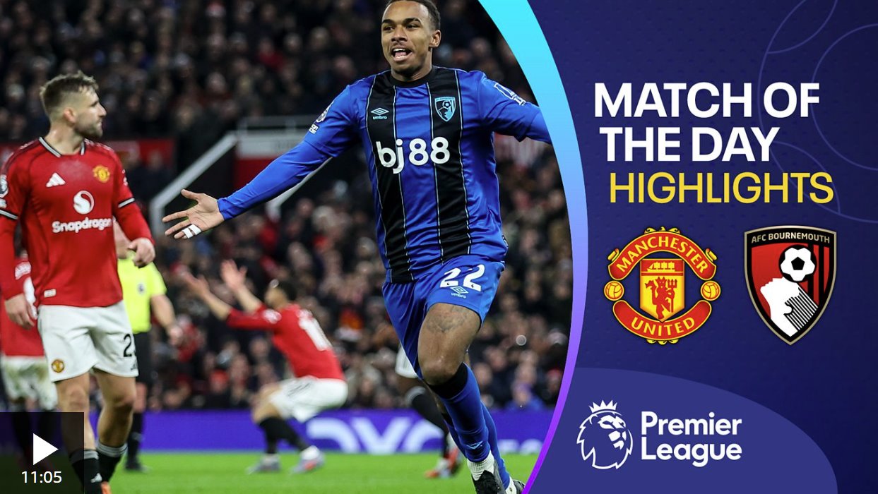 克魯皮為伯恩茅斯扳平比分，這場(chǎng)4-4大戰(zhàn)驚心動(dòng)魄，對(duì)手是曼聯(lián)